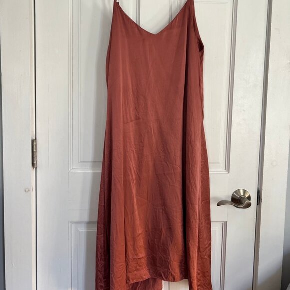 Papinelle  Washable Audrey Silk Nightgown in Soft Cinnamon - Picture 2 of 2